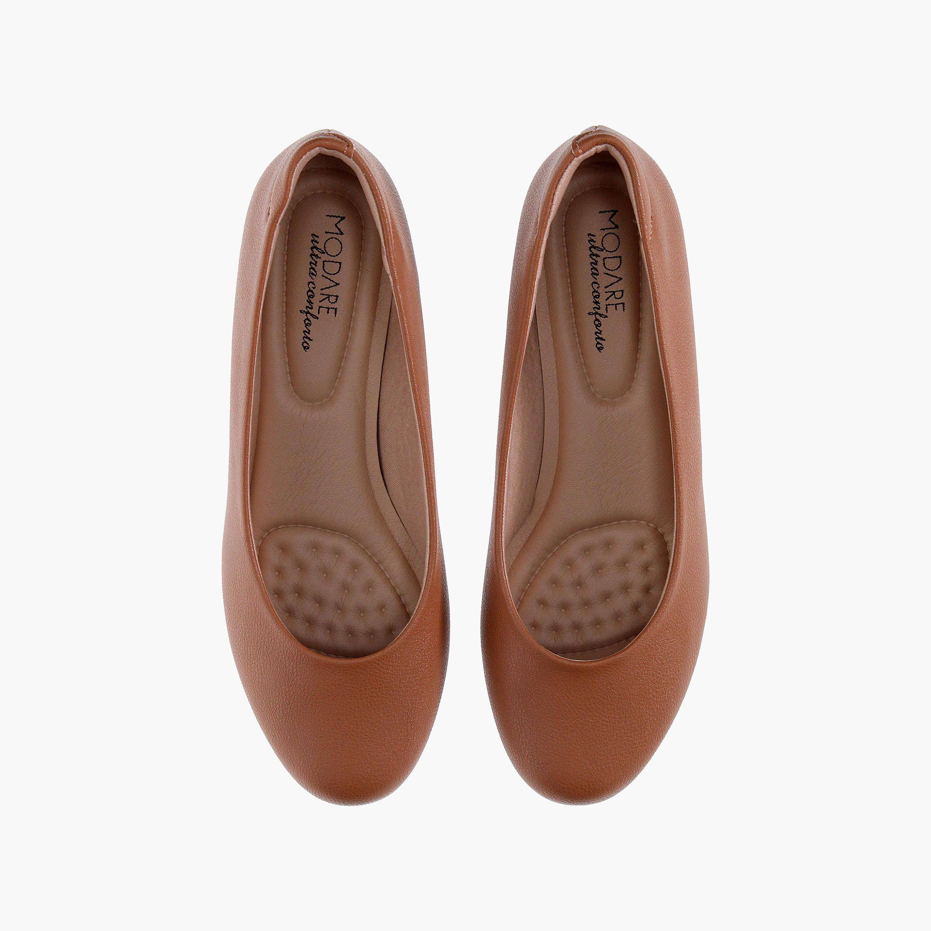 حذاء باليرينا نسائي ذو مقدمة دائرية من موداري | 7014-200-21736-women-shoes-ballerinas-image-5