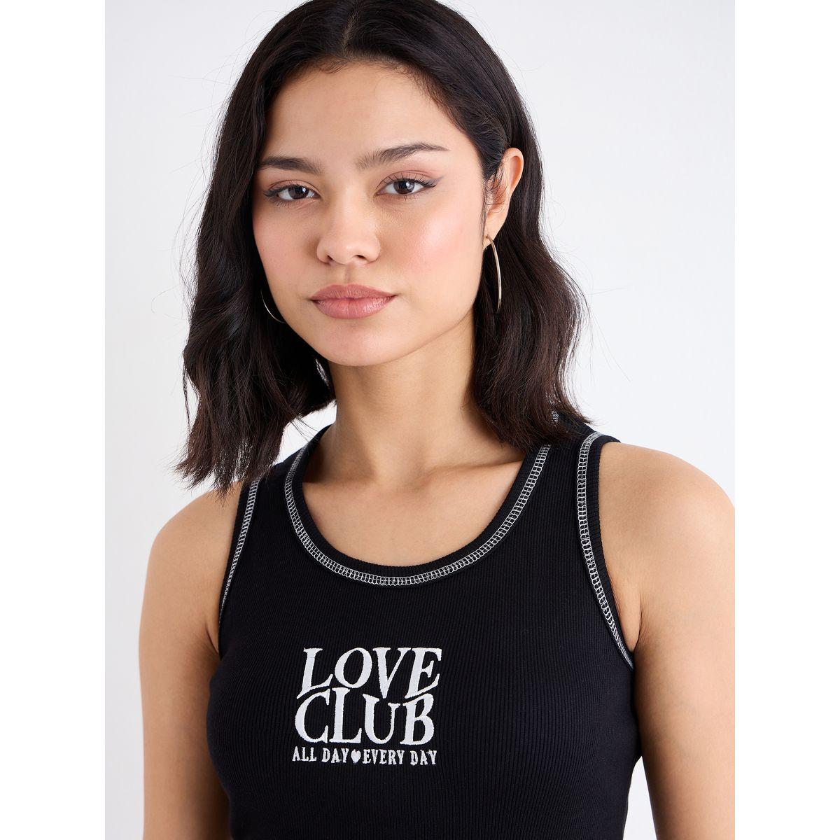 Styli Embroidered Slogan Ribbed Tank-women-clothing-tshirts-image-4