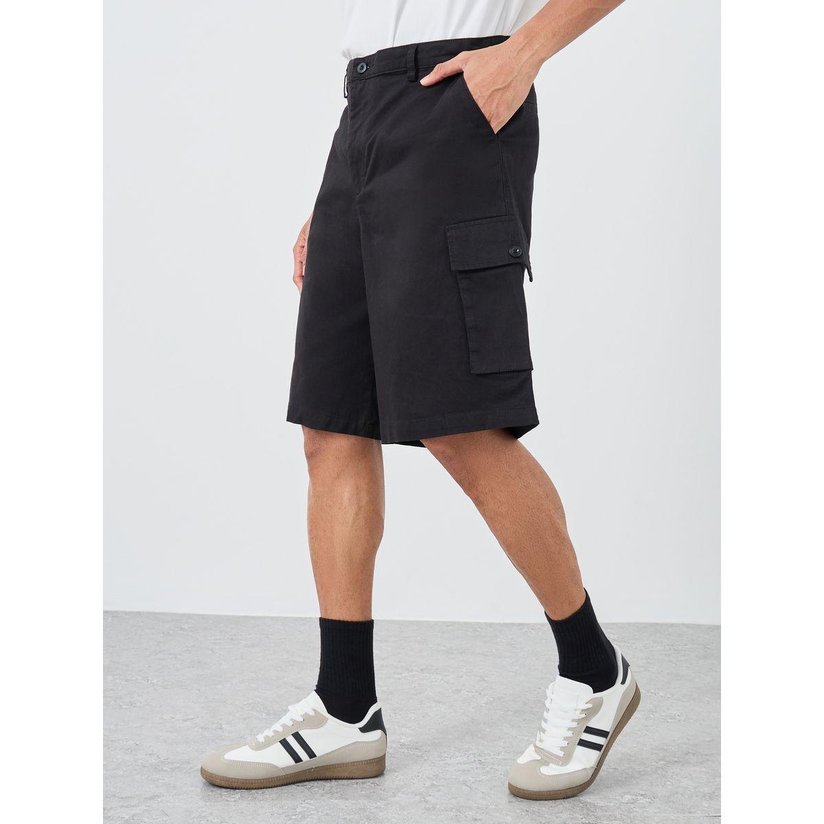 Styli Regular Fit Cargo Pockets Shorts-men-clothing-bottoms-shorts-image-1
