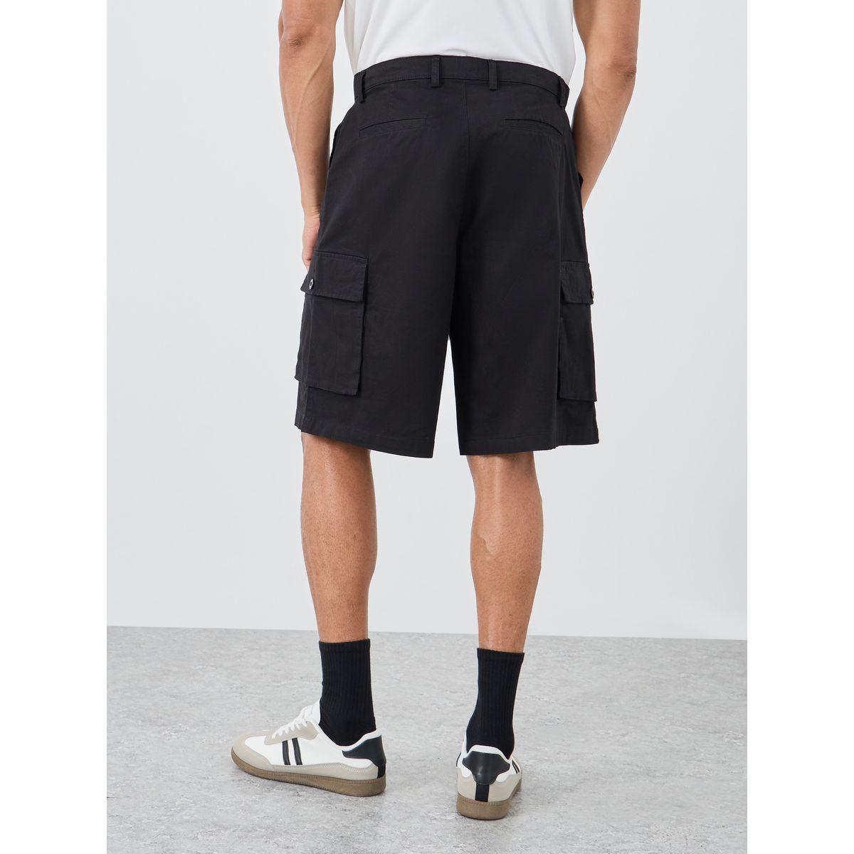 Styli Regular Fit Cargo Pockets Shorts-men-clothing-bottoms-shorts-image-4