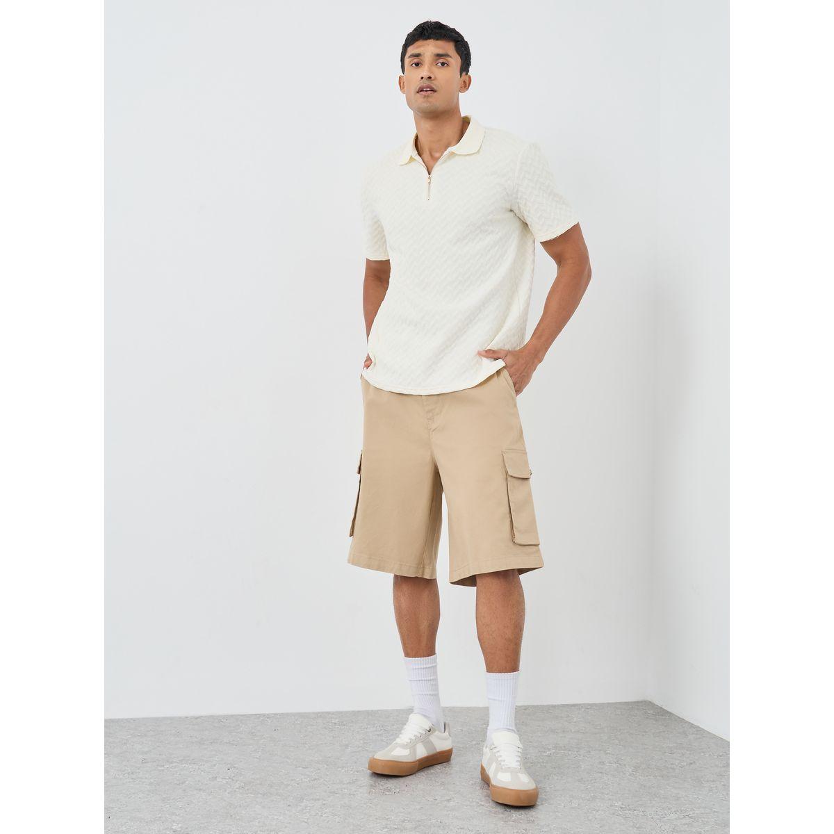 Styli Regular Fit Cargo Pockets Shorts-men-clothing-bottoms-shorts-image-2