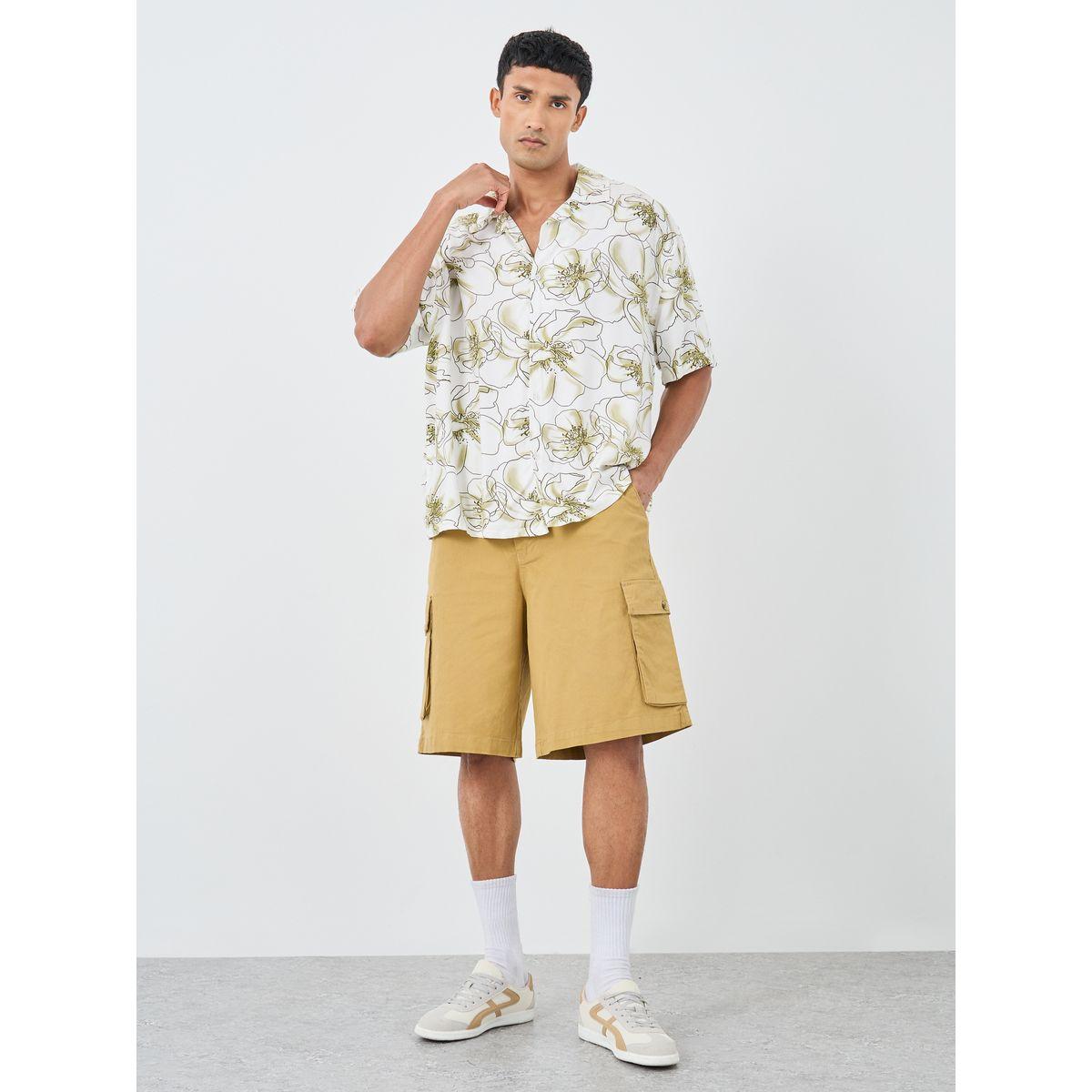 Styli Regular Fit Cargo Pockets Shorts-men-clothing-bottoms-shorts-image-2