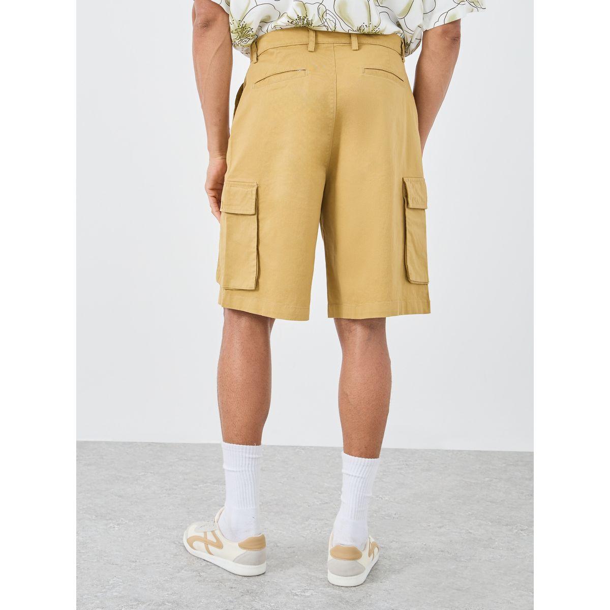 Styli Regular Fit Cargo Pockets Shorts-men-clothing-bottoms-shorts-image-4