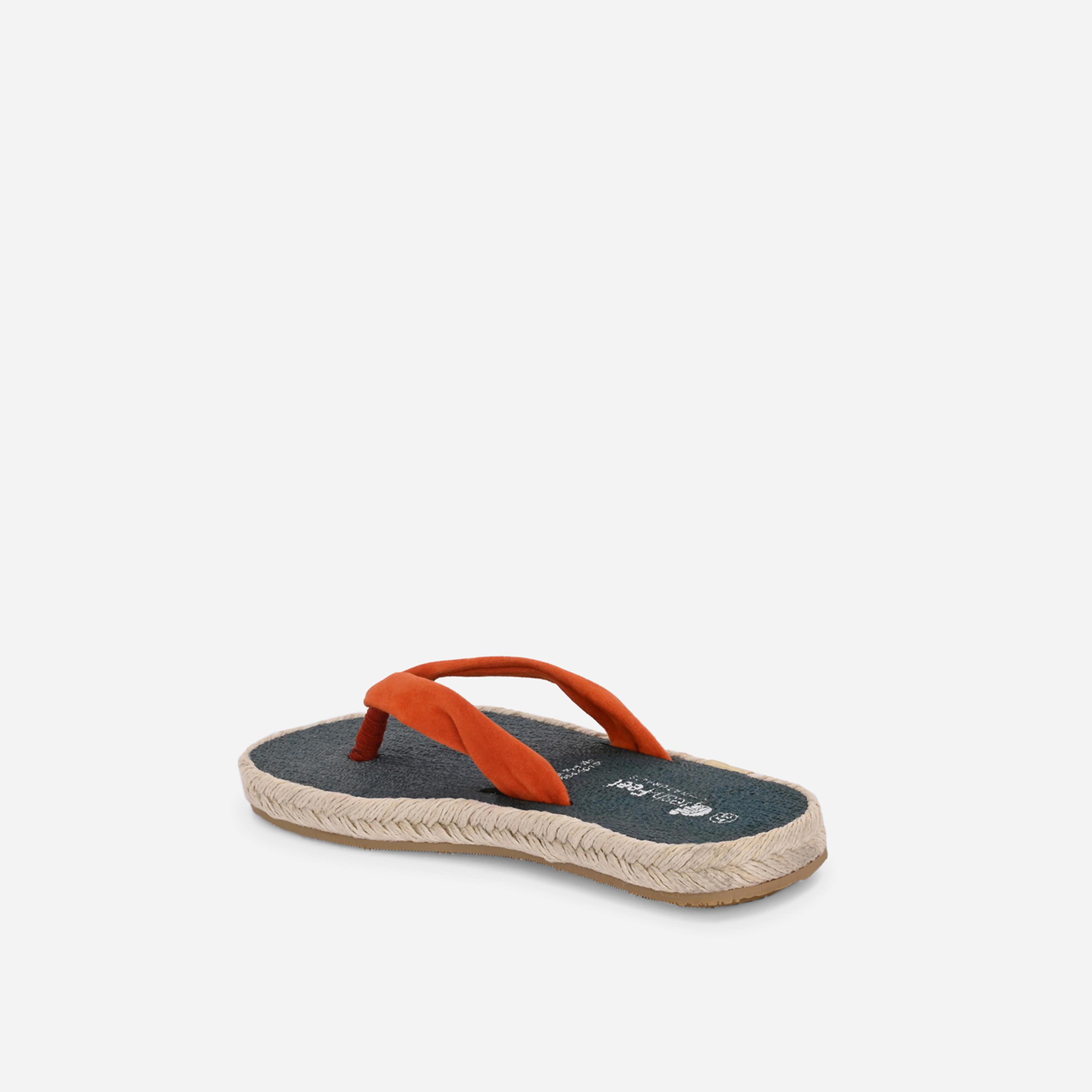 Fresh Feet x Styli Red Plain Thong Toe Yoga Mat Slippers-women-shoes-sandals-flats-image-5