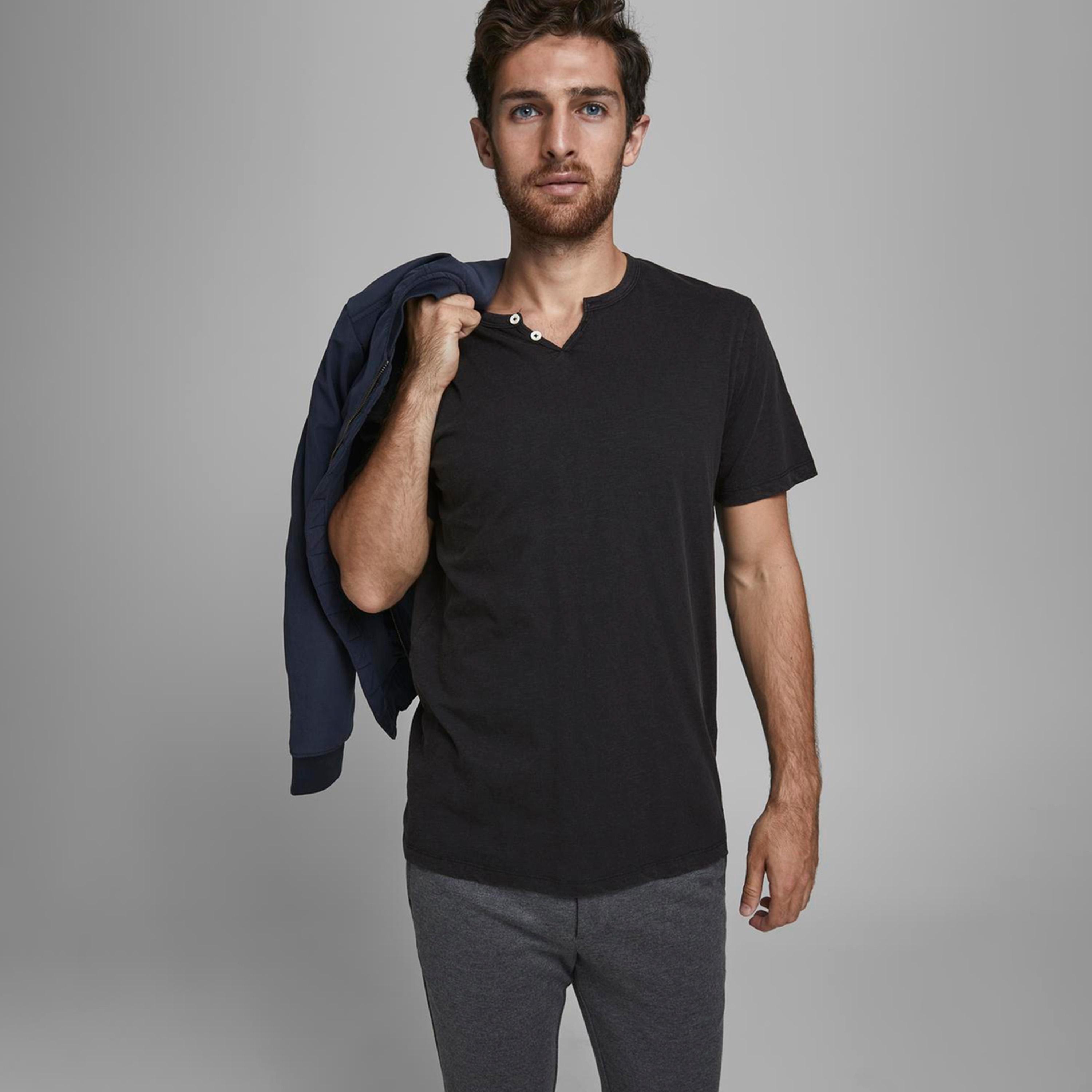 برودكت - تي شيرت بفتحة رقبة مقسمة وأكمام قصيرة-men-clothing-tshirtsandpolos-tshirts-image-1