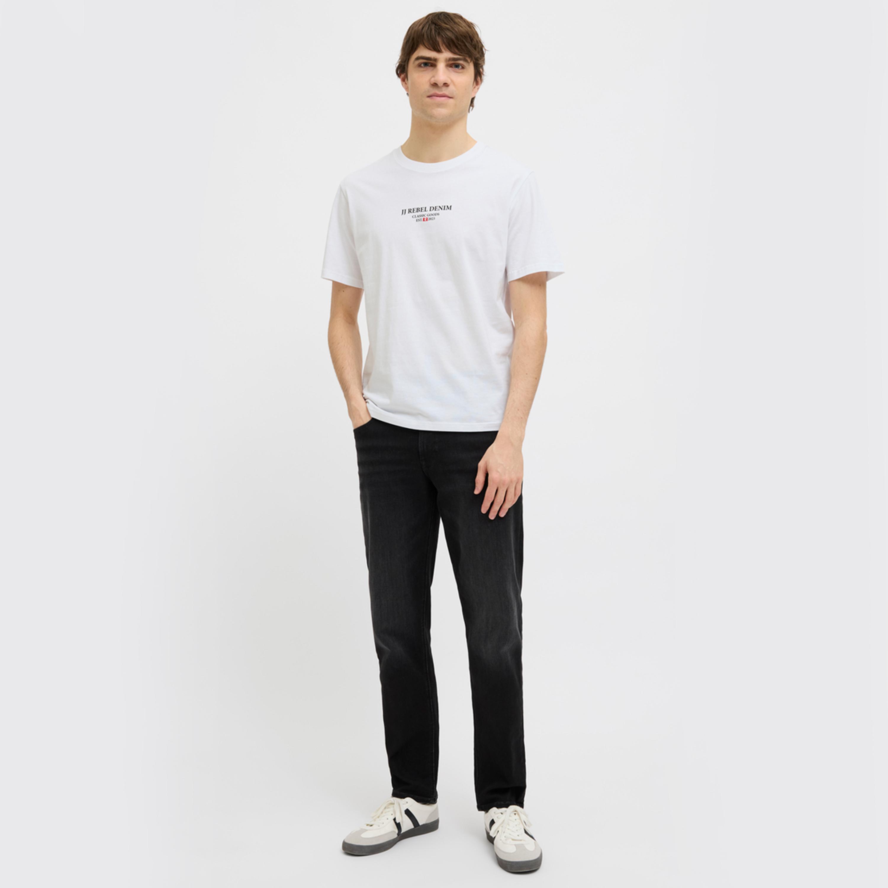 ريبيل × ستايلي - تي شيرت برقبة دائرية مطبوع عليه شعار-men-clothing-tshirtsandpolos-tshirts-image-5