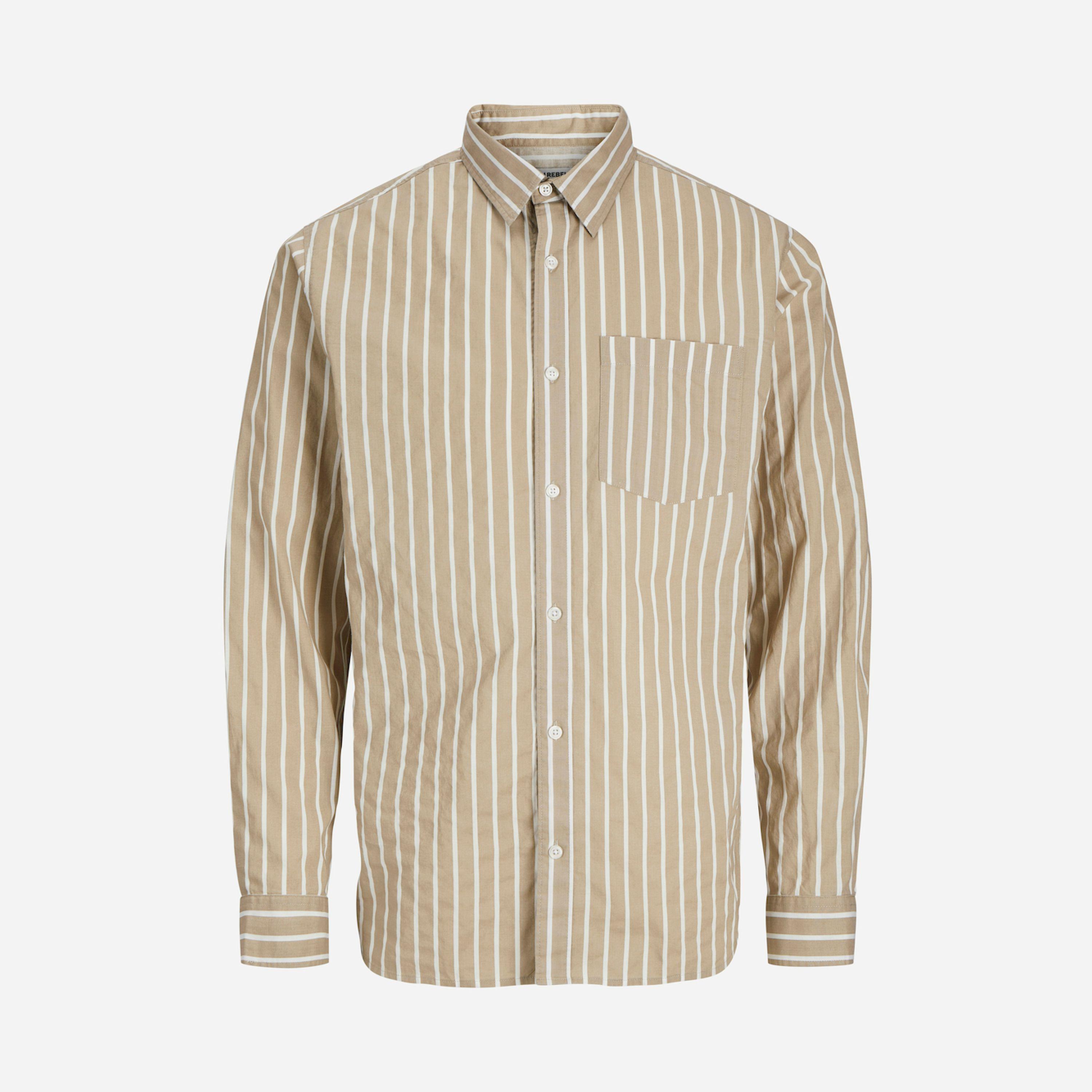 ريبيل × ستايلي - قميص جيربرو مخطط بأكمام طويلة-men-clothing-shirts-image-1