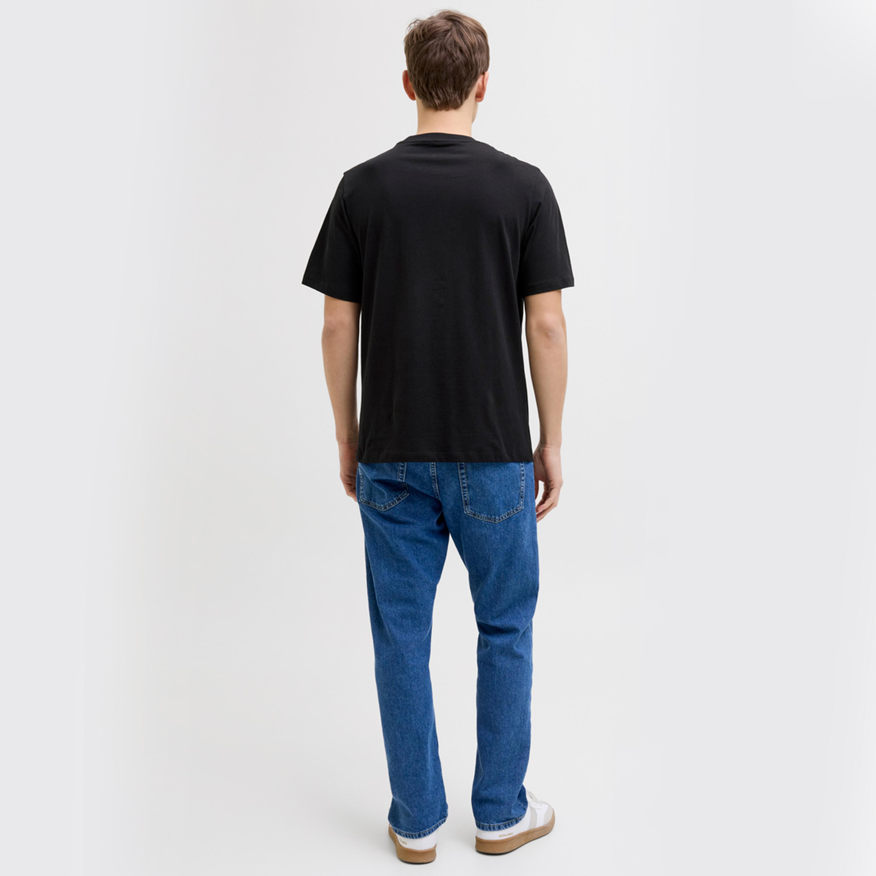 ريبيل × ستايلي - تي شيرت بشعار وفتحة رقبة دائرية بأكمام قصيرة-men-clothing-tshirtsandpolos-tshirts-image-2
