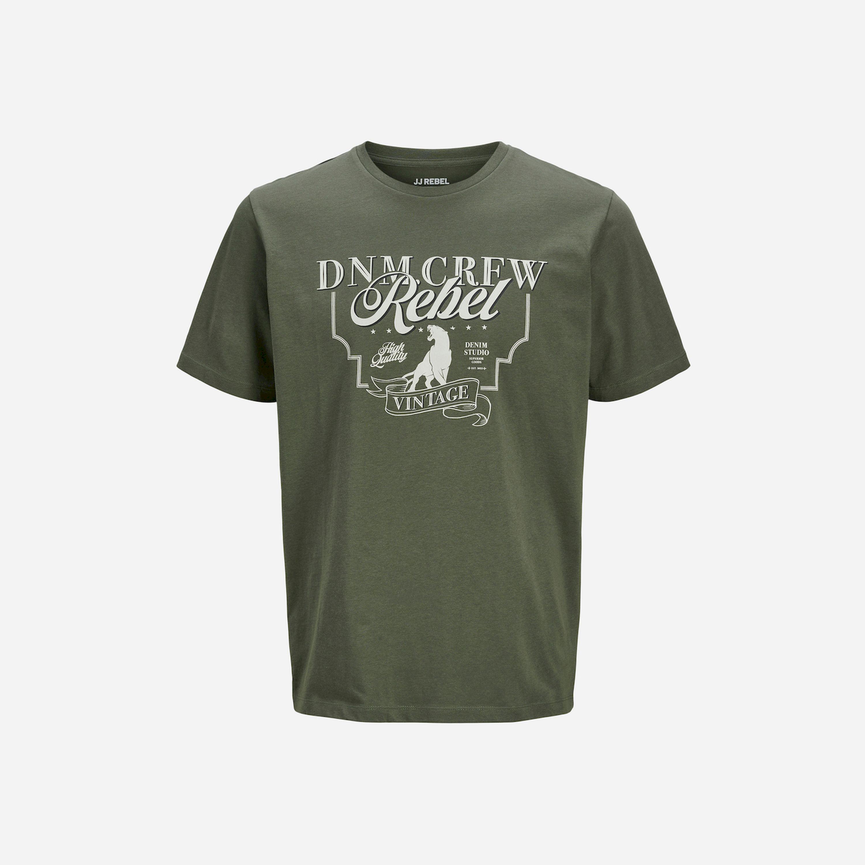 ريبيل × ستايلي - تي شيرت بفتحة رقبة دائرية بأكمام قصيرة-men-clothing-tshirtsandpolos-tshirts-image-1