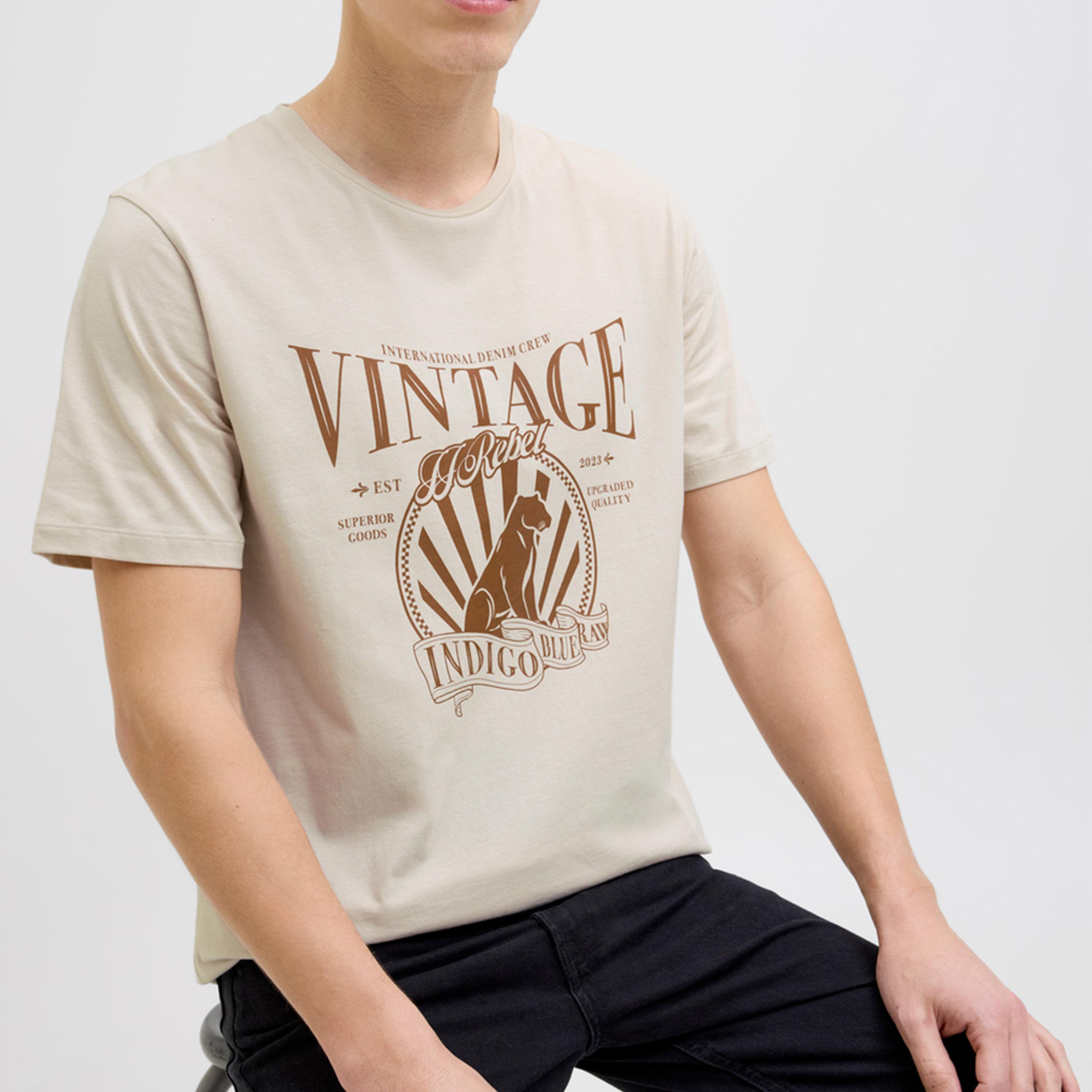 ريبيل × ستايلي - تي شيرت بفتحة رقبة دائرية بأكمام قصيرة-men-clothing-tshirtsandpolos-tshirts-image-1