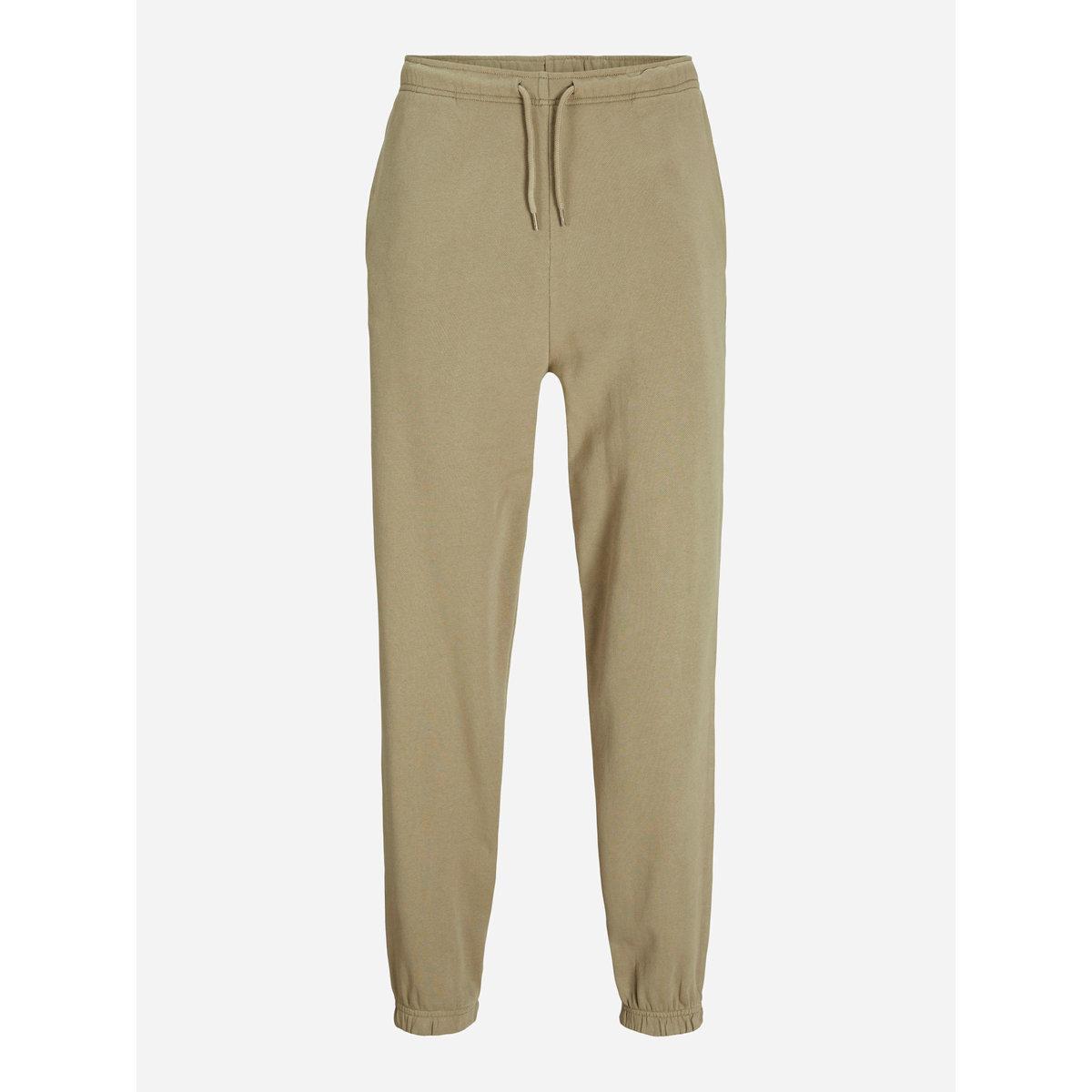 Jack & Jones Solid Drawstring Trousers-men-clothing-bottoms-joggers-image-1
