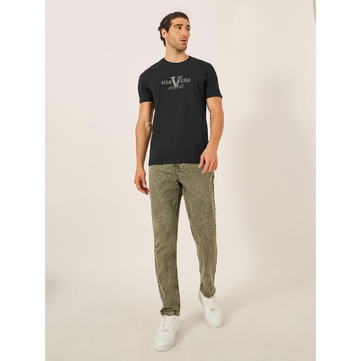 تيشيرت بطبعة جرافيك وأكمام قصيرة-men-clothing-tshirtsandpolos-tshirts-image-3