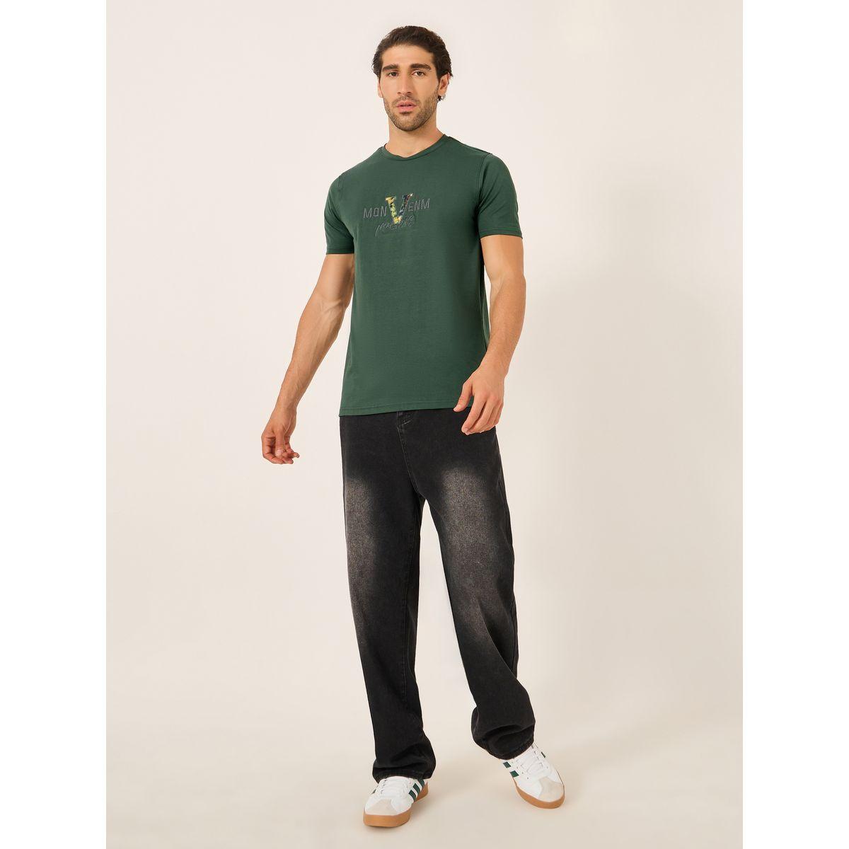تيشيرت بطبعة جرافيك وأكمام قصيرة-men-clothing-tshirtsandpolos-tshirts-image-2