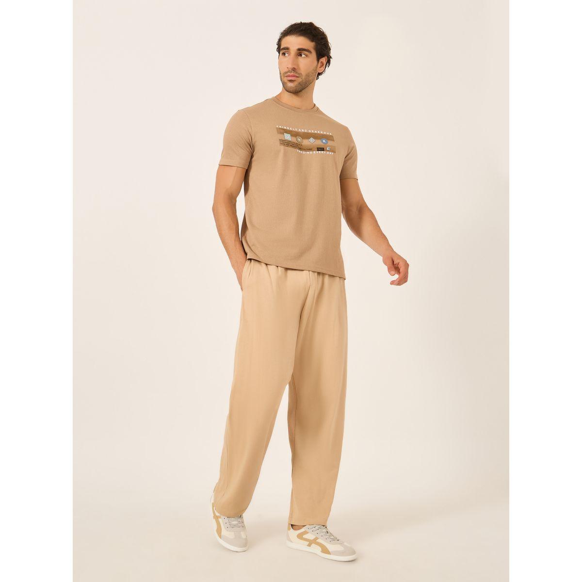 تيشيرت بطبعة جرافيك وأكمام قصيرة-men-clothing-tshirtsandpolos-tshirts-image-2