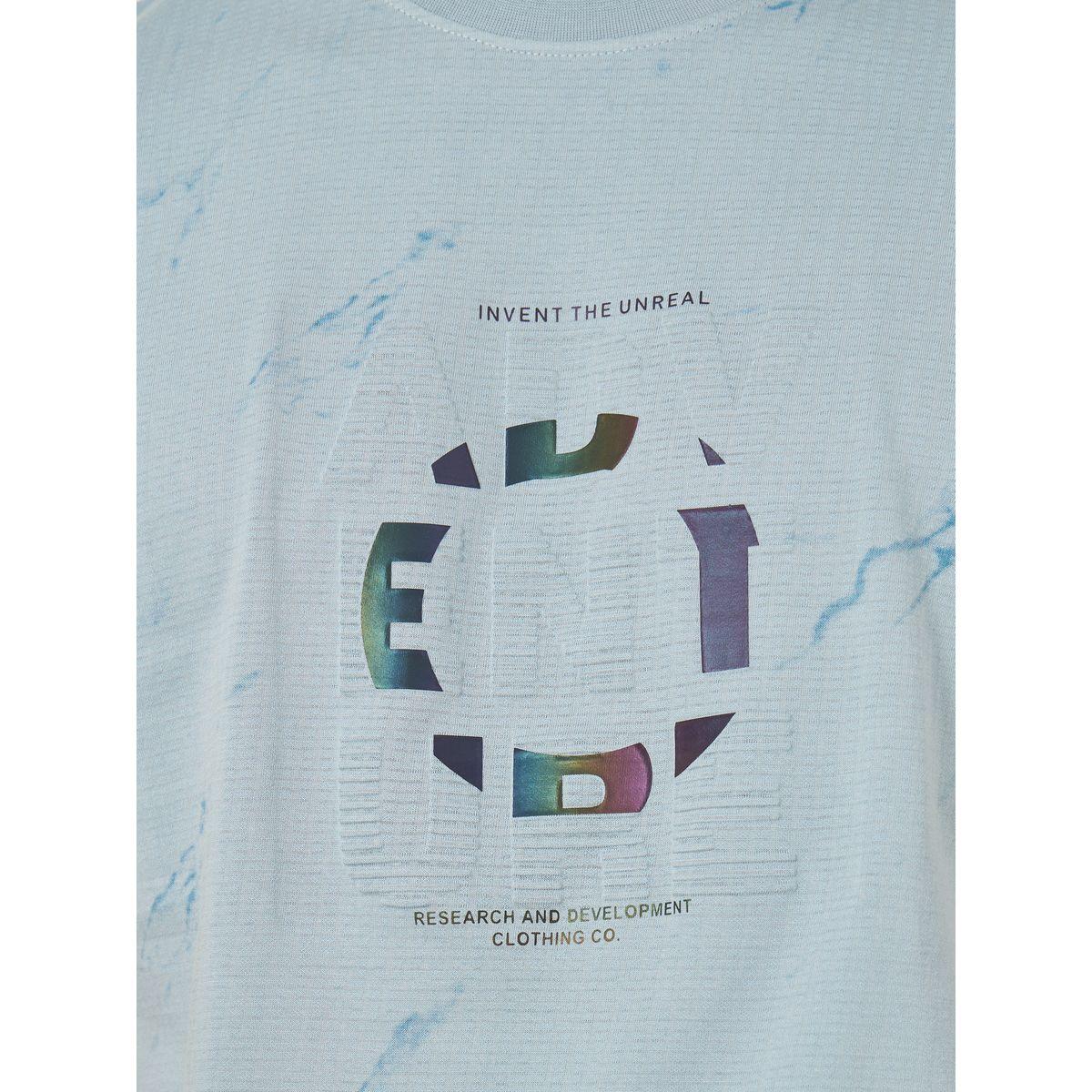 Fort Collins Men Blue Graphic Print Crew Neck T-Shirt-men-clothing-tshirtsandpolos-tshirts-image-3