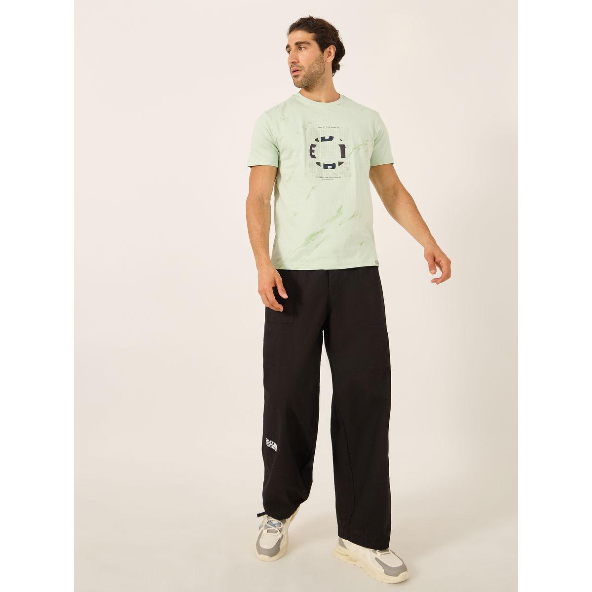 Fort Collins Men Green Graphic Printed Crew Neck T-Shirt-men-clothing-tshirtsandpolos-tshirts-image-2