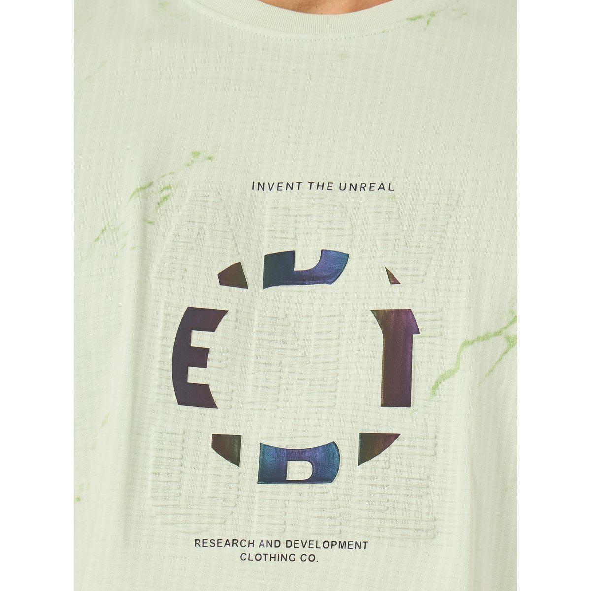 Fort Collins Men Green Graphic Printed Crew Neck T-Shirt-men-clothing-tshirtsandpolos-tshirts-image-3