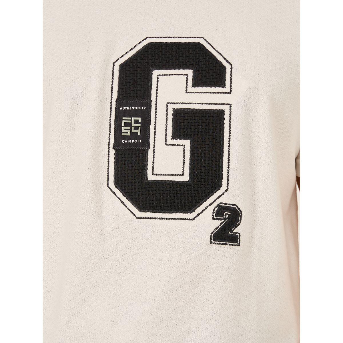 Fort Collins Men White Applique Detail Short Sleeves T-Shirt-men-clothing-tshirtsandpolos-tshirts-image-3