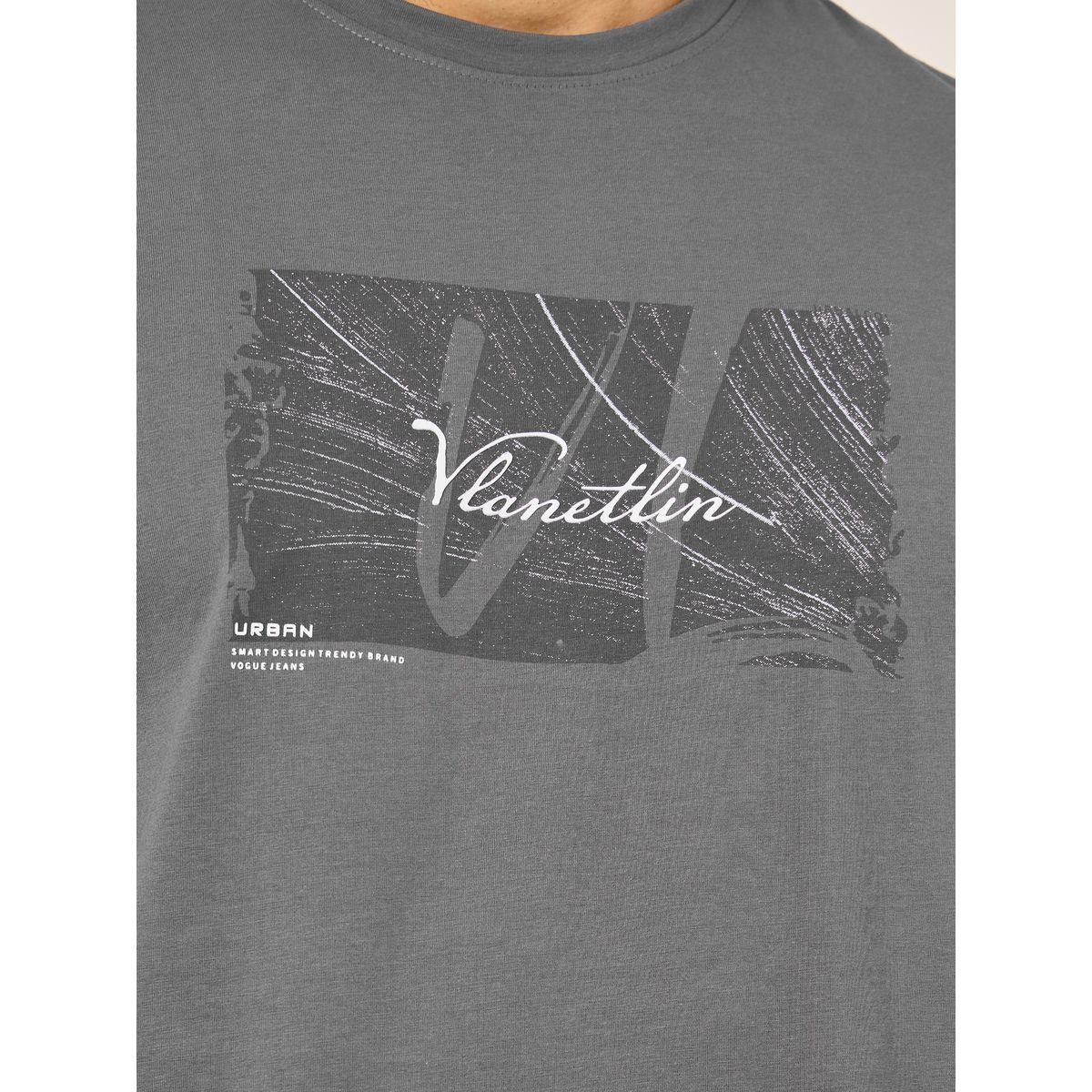 Fort Collins Men Grey Graphic Print Crew Neck T-Shirt-men-clothing-tshirtsandpolos-tshirts-image-3