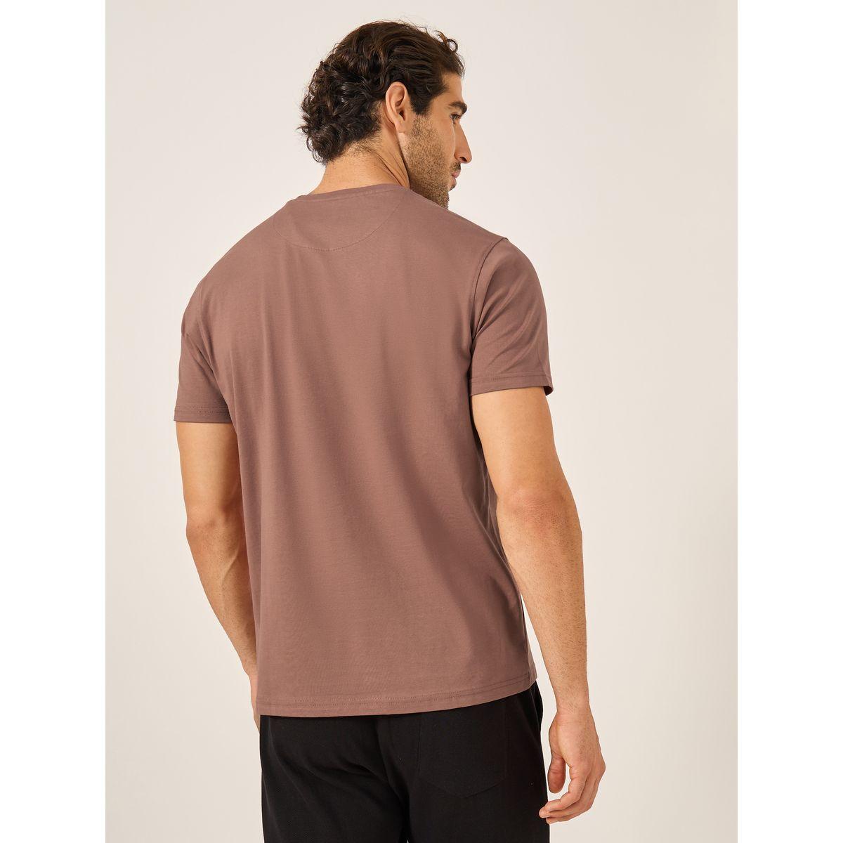 Fort Collins Men Brown Graphic Printed Short Sleeve T-Shirt-men-clothing-tshirtsandpolos-tshirts-image-4