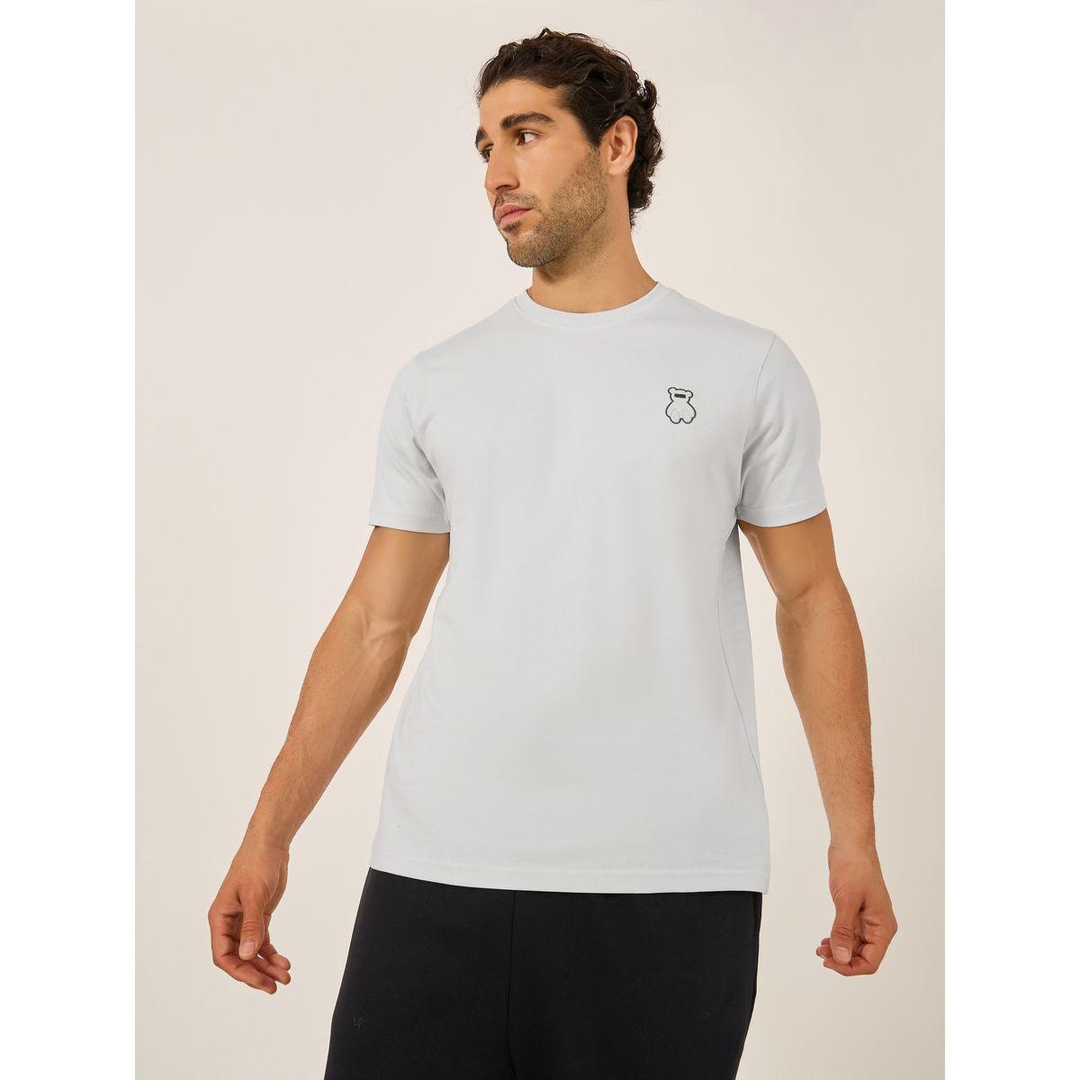 Fort Collins Men Grey Graphic Print Crew Neck T-Shirt-men-clothing-tshirtsandpolos-tshirts-image-3