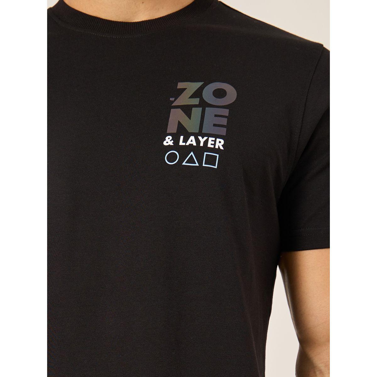Fort Collins Men Black Graphic Print Crew Neck T-Shirt-men-clothing-tshirtsandpolos-tshirts-image-5