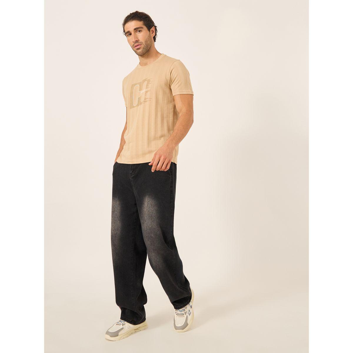 تيشيرت بقصة عادية وطبعة جرافيك مع أكمام قصيرة-men-clothing-tshirtsandpolos-tshirts-image-2