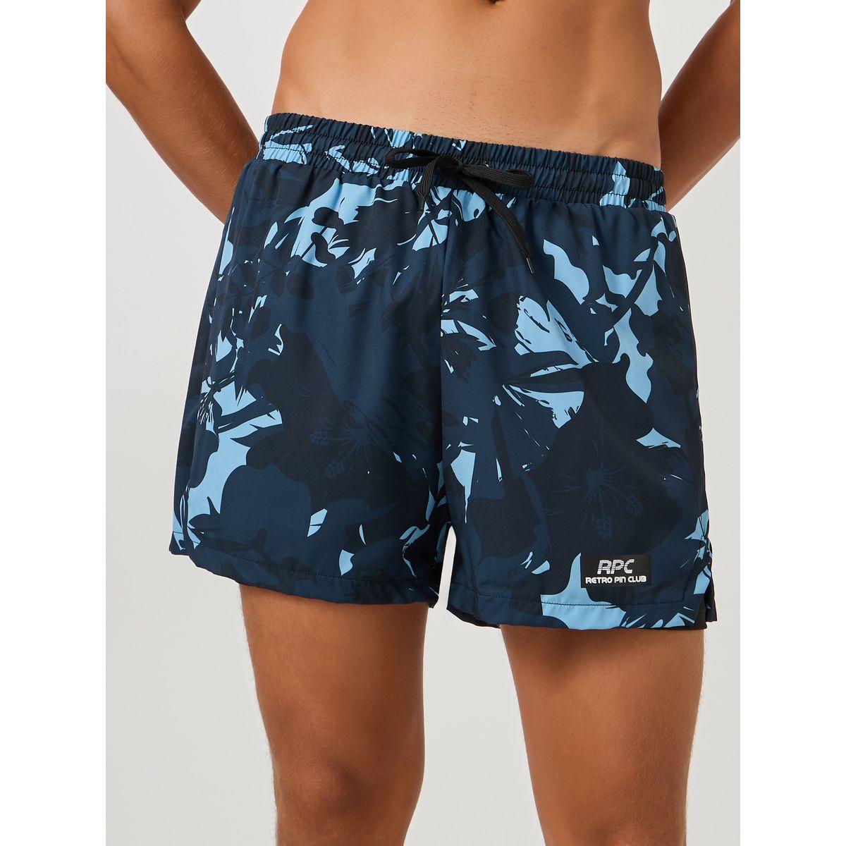 شورت سباحة سادة بقصة عادية وشارة-men-clothing-bottoms-shorts-image-3