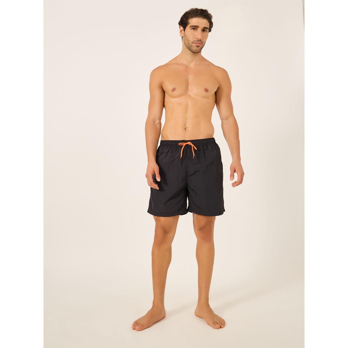 شورت سباحة سادة مع رباط خصر-men-clothing-bottoms-shorts-image-3