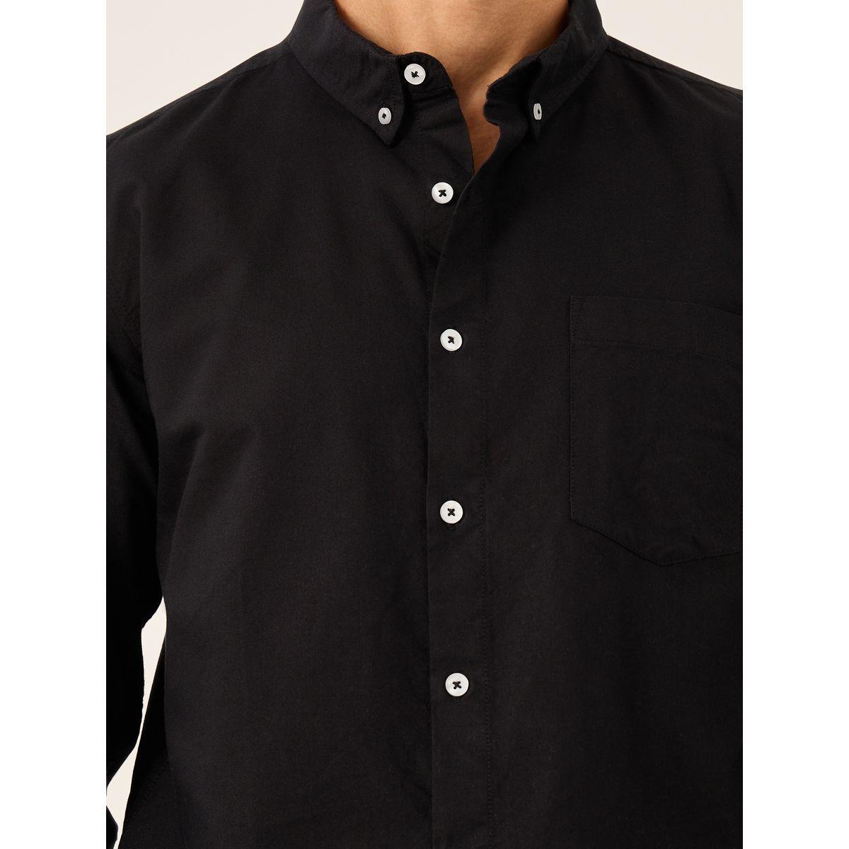Styli Button Down Collar Regular Fit Oxford Shirt-men-clothing-shirts-image-4