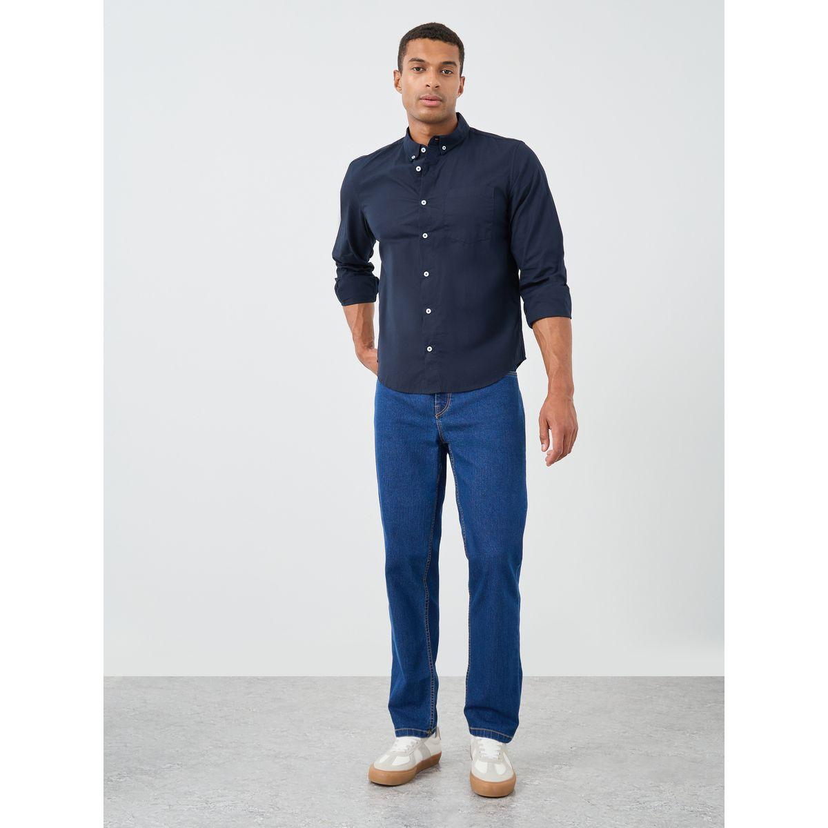 Styli Button Down Regular Fit Long Sleeve Shirt-men-clothing-shirts-image-2