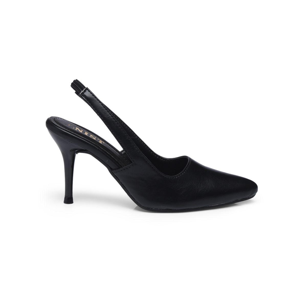 GNIST Plain Pointed Toe Stiletto Heel Slingback Shoes-women-shoes-heels-image-5
