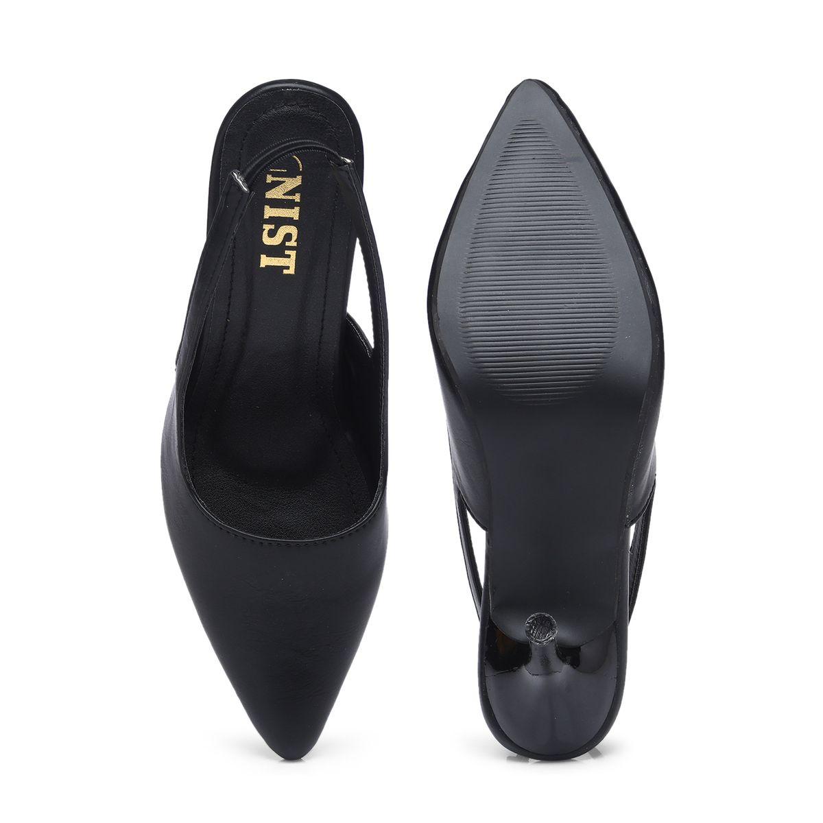 GNIST Plain Pointed Toe Stiletto Heel Slingback Shoes-women-shoes-heels-image-7
