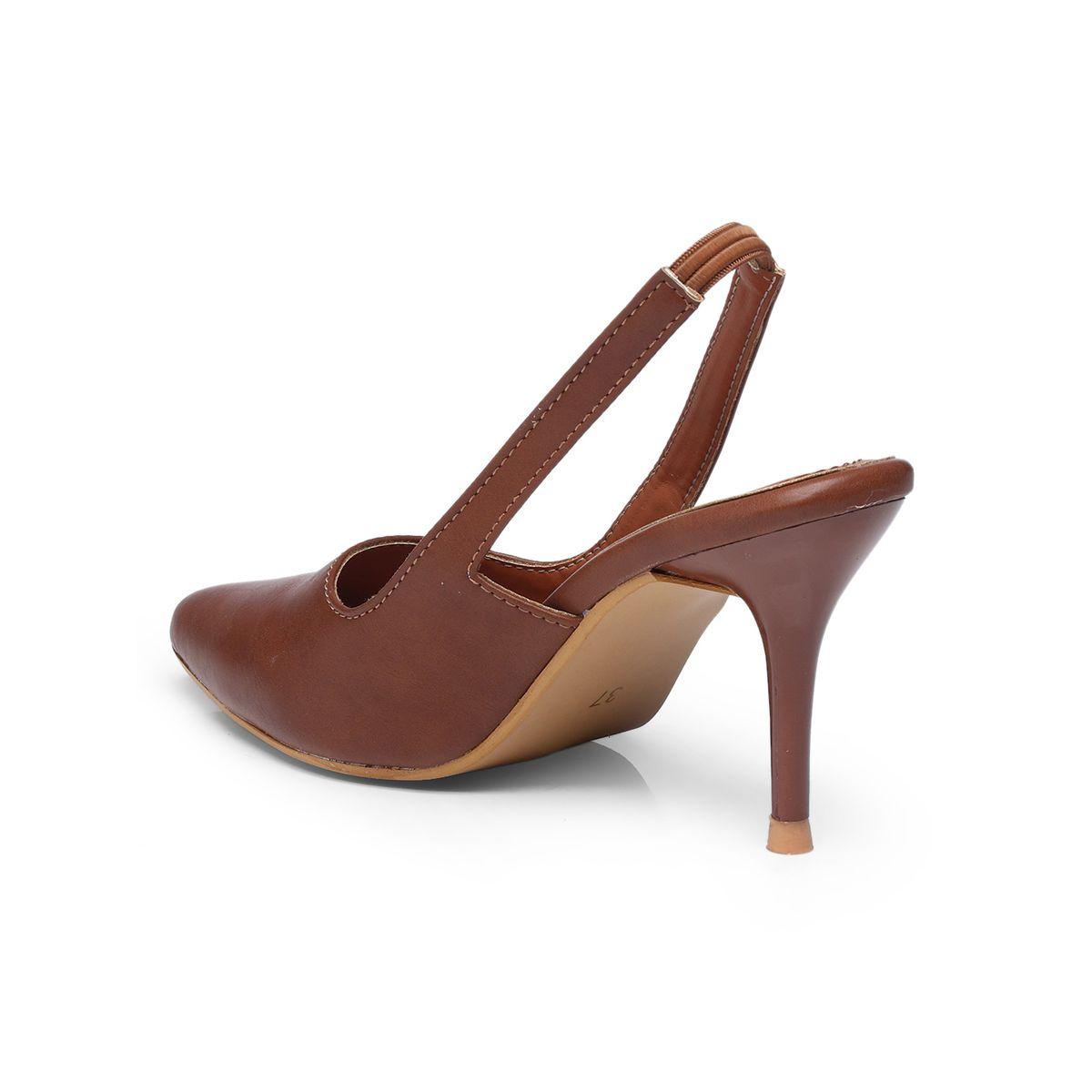 GNIST Plain Pointed Toe Stiletto Heel Slingback Shoes-women-shoes-heels-image-6