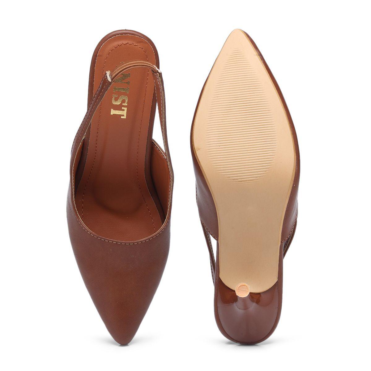 GNIST Plain Pointed Toe Stiletto Heel Slingback Shoes-women-shoes-heels-image-7