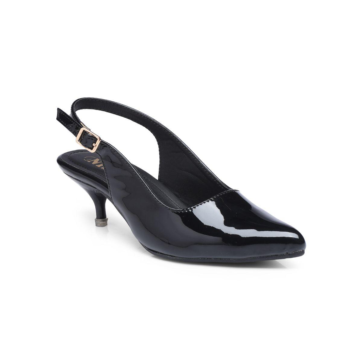 GNIST Plain Pointed Toe Kitten Heel Slingback Shoes-women-shoes-heels-image-5