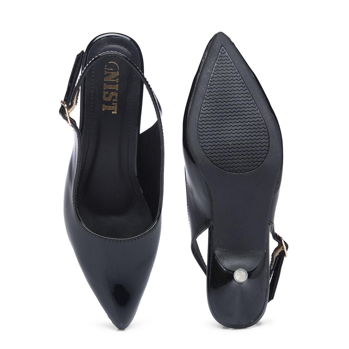حذاء بكعب قطة ومقدمة مدببة مع سير خلفي-women-shoes-heels-image-7