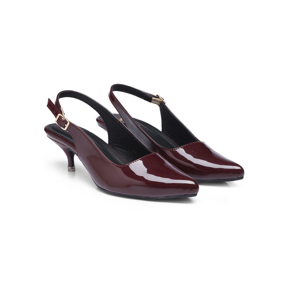 GNIST Plain Pointed Toe Kitten Heel Slingback Shoes-women-shoes-heels-image-4