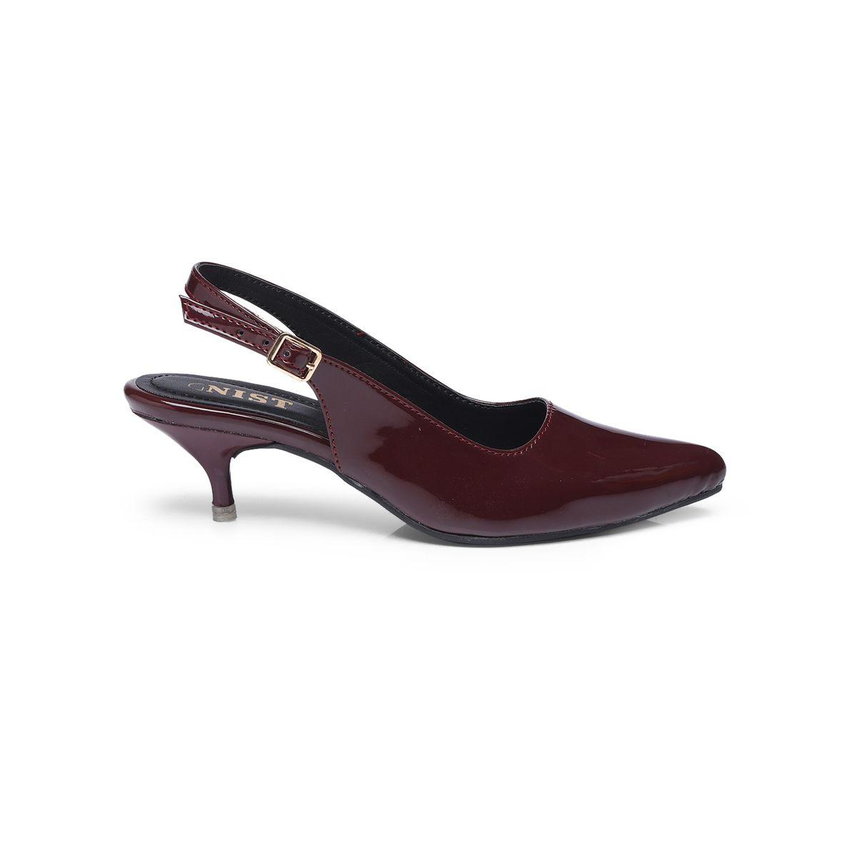 GNIST Plain Pointed Toe Kitten Heel Slingback Shoes-women-shoes-heels-image-5