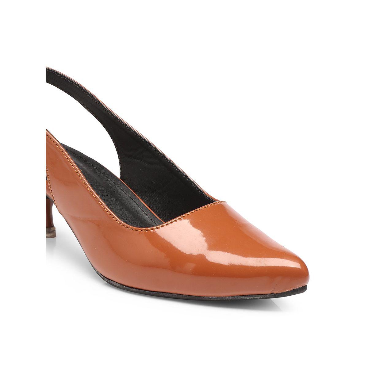 GNIST Plain Pointed Toe Kitten Heel Slingback Shoes-women-shoes-heels-image-3