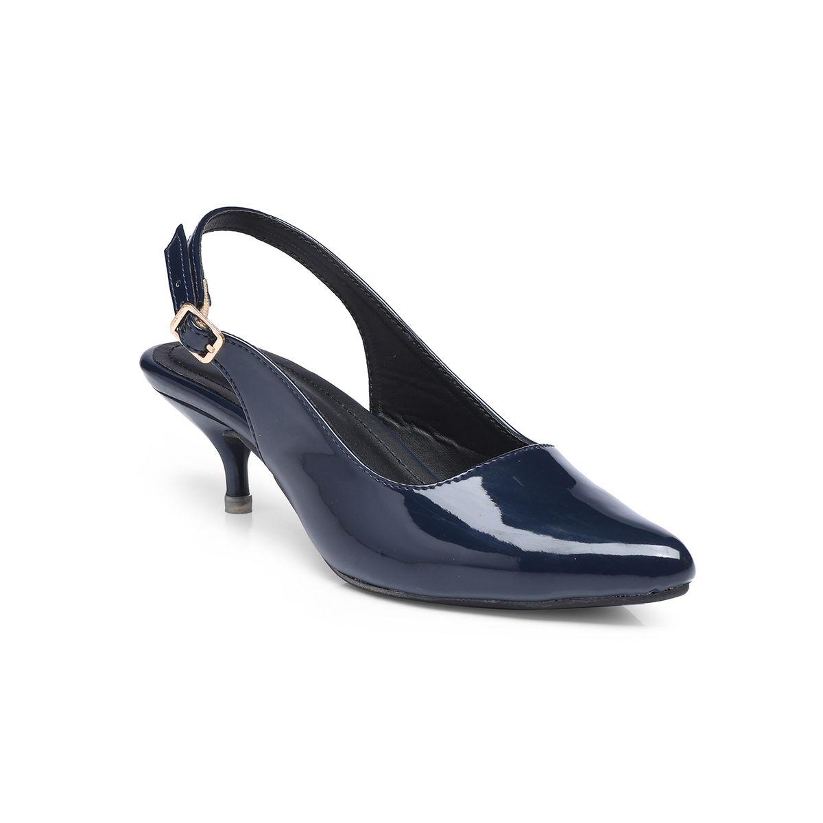 GNIST Plain Pointed Toe Kitten Heel Slingback Shoes-women-shoes-heels-image-2