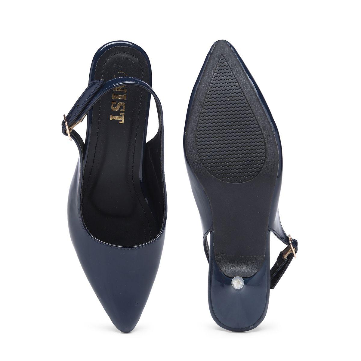 حذاء بكعب قطة ومقدمة مدببة مع سير خلفي-women-shoes-heels-image-7