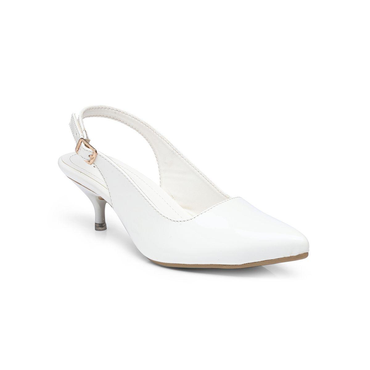 GNIST Plain Pointed Toe Kitten Heel Slingback Shoes-women-shoes-heels-image-2