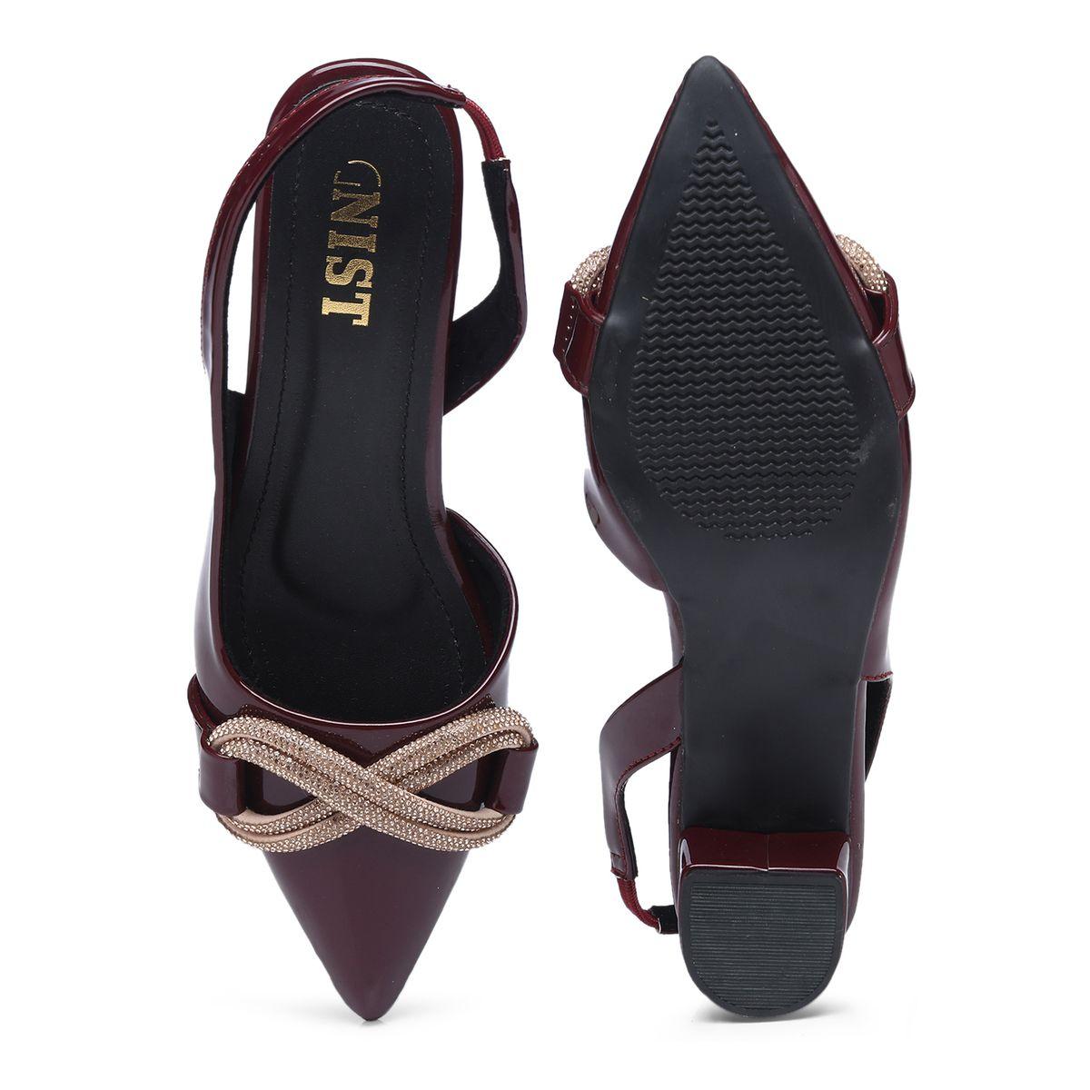 GNIST Embellished Pointed Toe Block Heel Slingback Shoes-women-shoes-heels-image-7