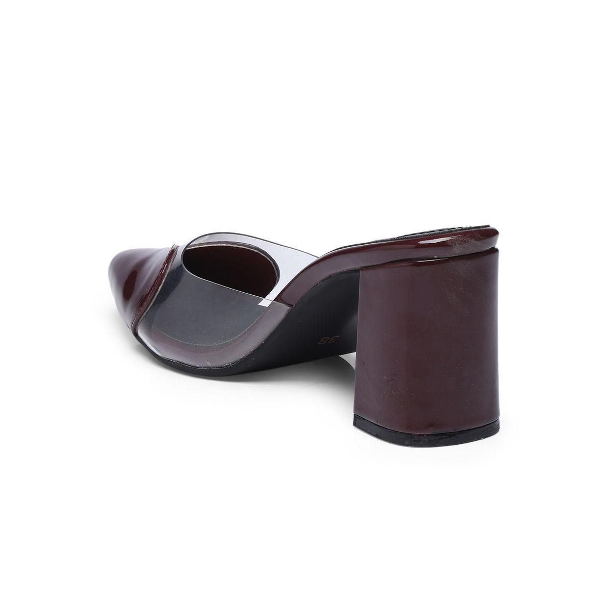 GNIST Plain Pointed Toe Block Heel Mules-women-shoes-heels-image-6