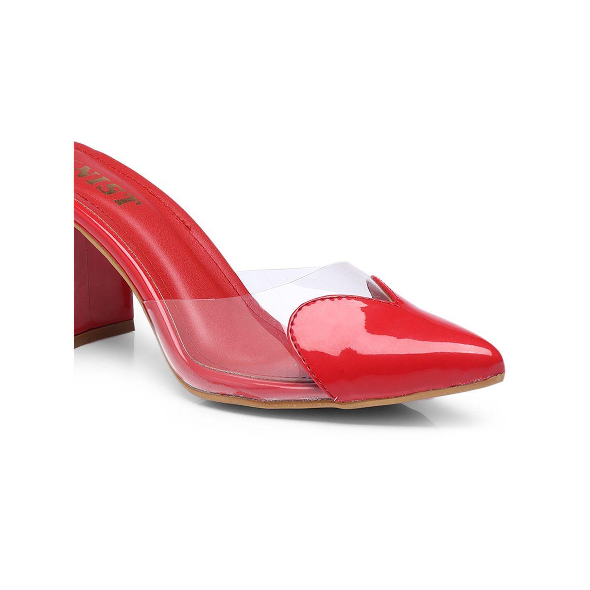 حذاء ميولز سادة بكعب سميك ومقدمة مدببة-women-shoes-heels-image-3