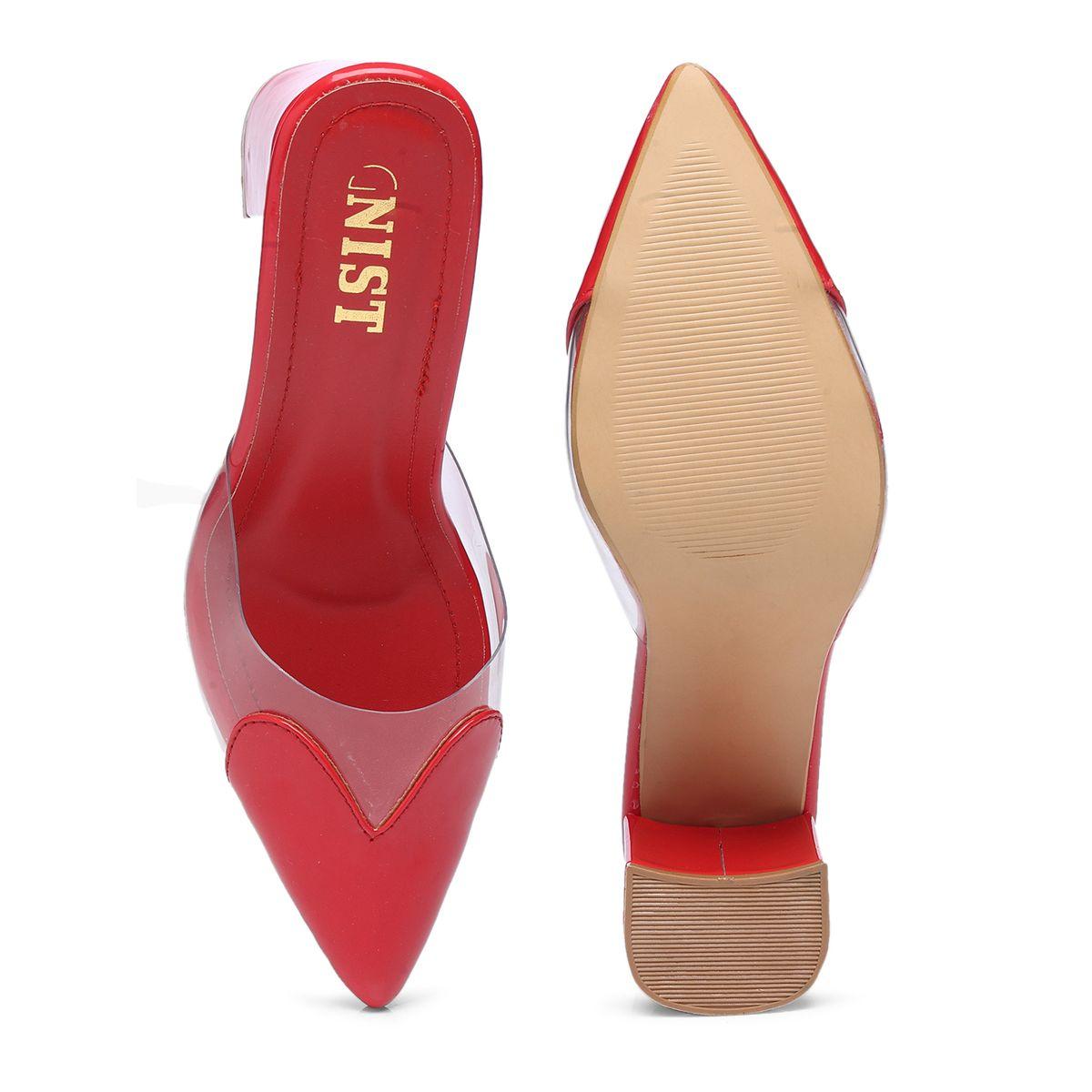 GNIST Plain Pointed Toe Block Heel Mules-women-shoes-heels-image-7