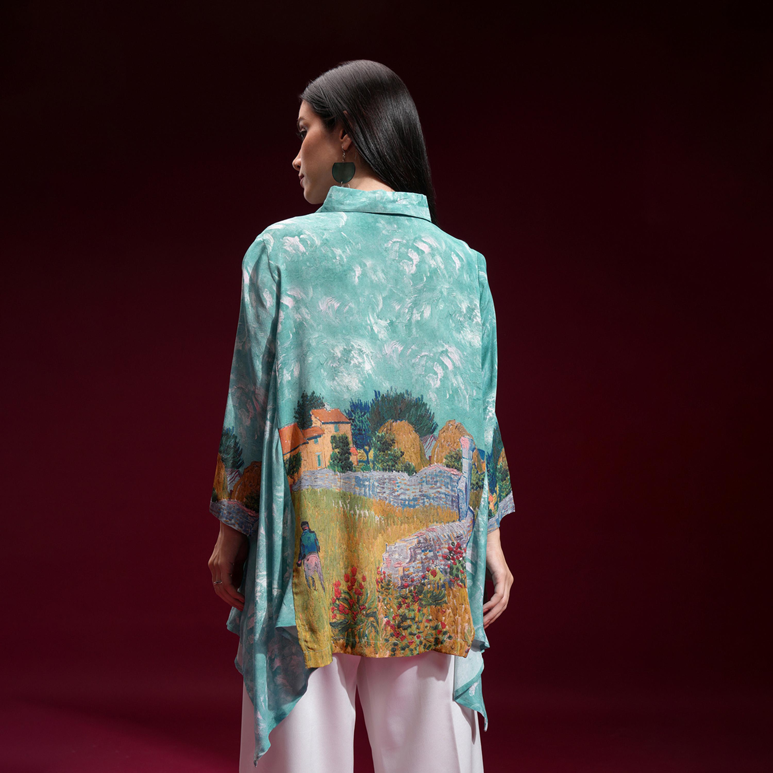 فيشود × ستايلي - قميص مطبوع برسومات جرافيكية-women-clothing-shirtsandblouses-shirts-image-3