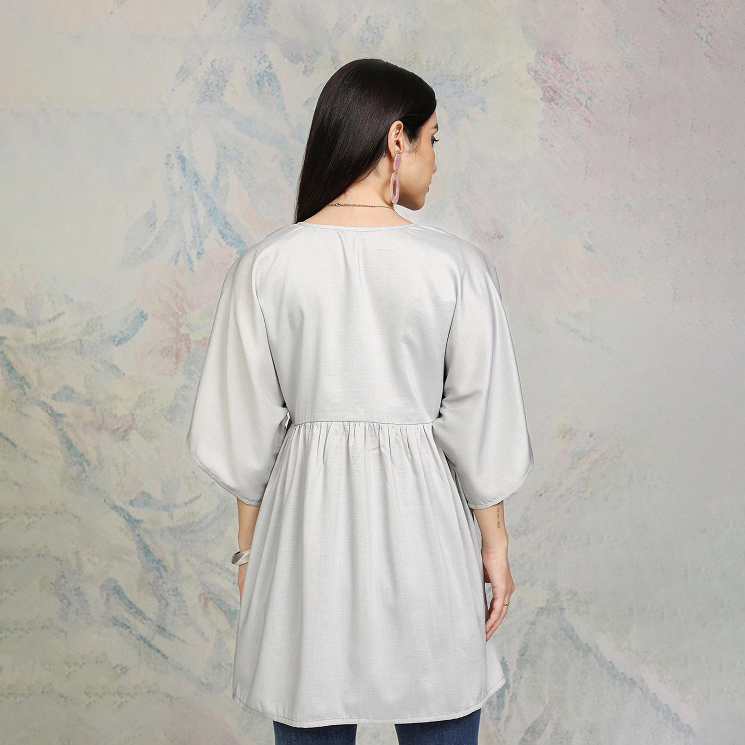 فيشود × ستايلي - تونيك نسائي مطرز بفتحة رقبة على شكل حرف V-women-clothing-shirtsandblouses-blouses-image-3