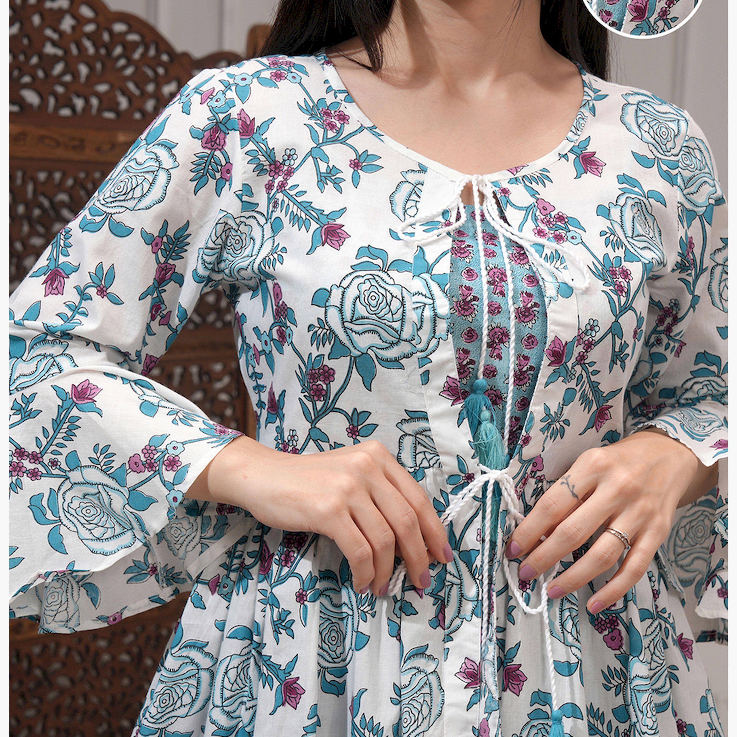 فيشود × ستايلي - طقم تونيك مطبوع من القطن الخالص مع بنطال-women-clothing-coordsets-image-5